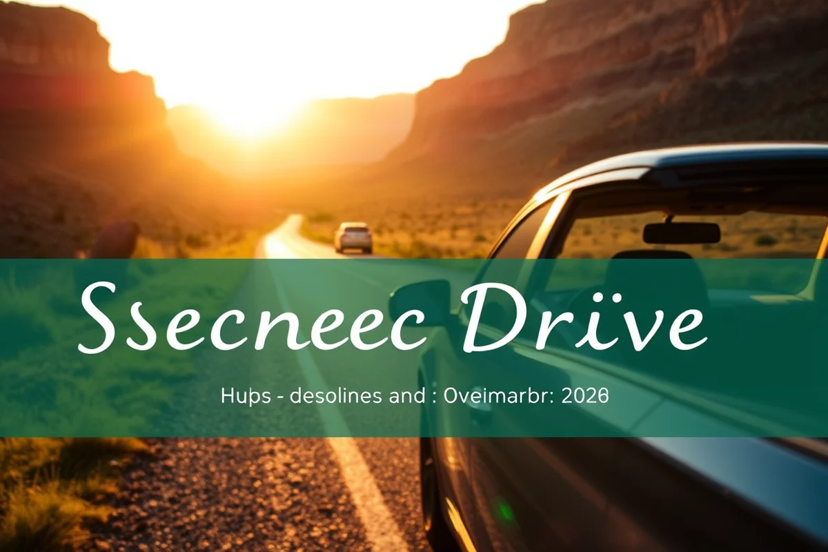 scenic drives seasonal & timing guides — Scenic Drives Seasonal & Timing Guides
