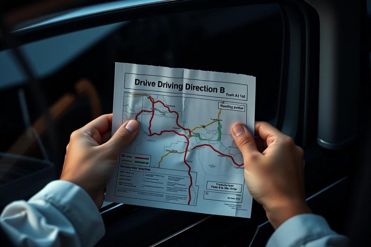 driving directions from a to b — Driving Directions From A To B (step by step)
