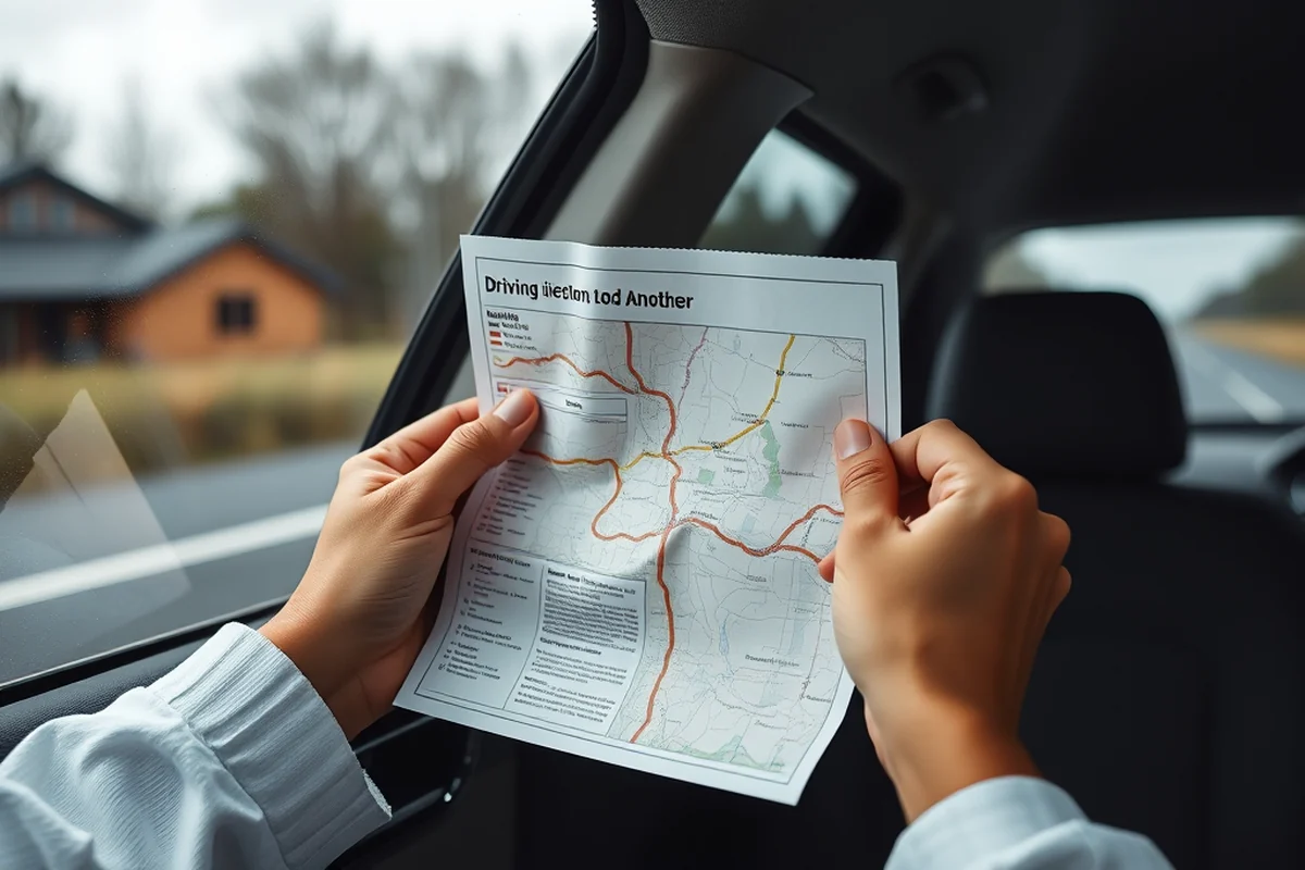 driving directions one place to another — Driving Directions One Place To Another (step by step)