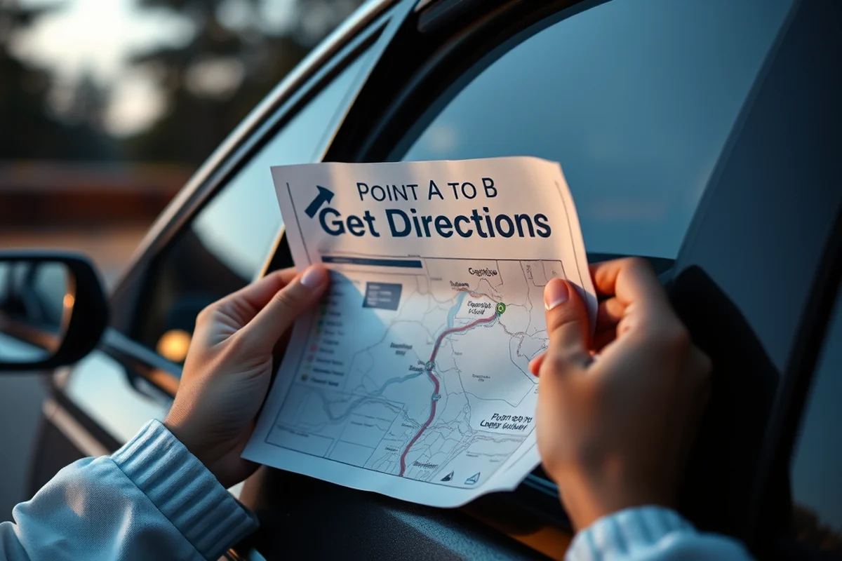 get directions point a to b — Get Directions Point A To B (step by step)