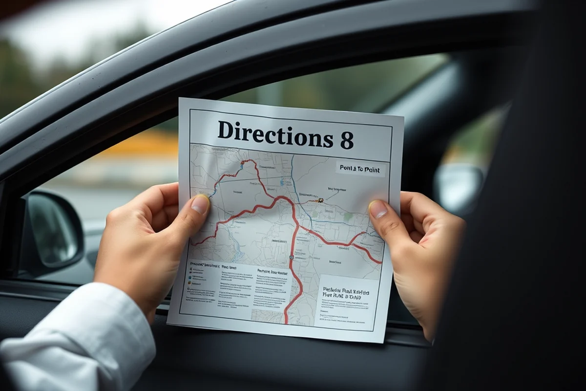 directions from point a to point b — Directions From Point A To Point B (step by step)