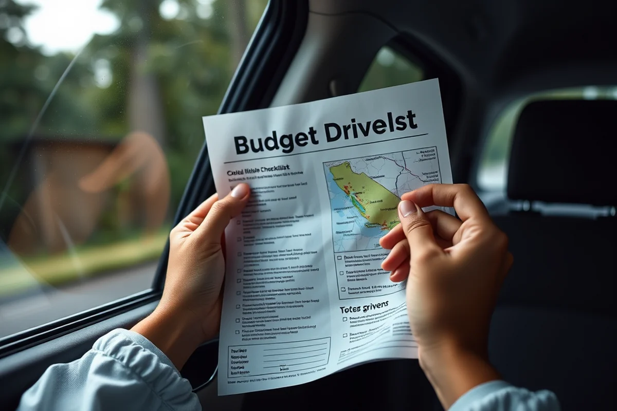 scenic drives budget checklist — Scenic Drives Budget Checklist (step by step)