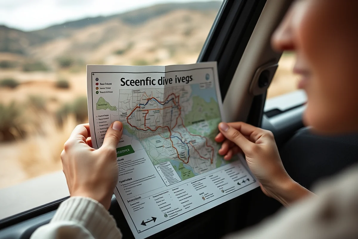 scenic drives itineraries examples — Scenic Drives Itineraries Examples (step by step)